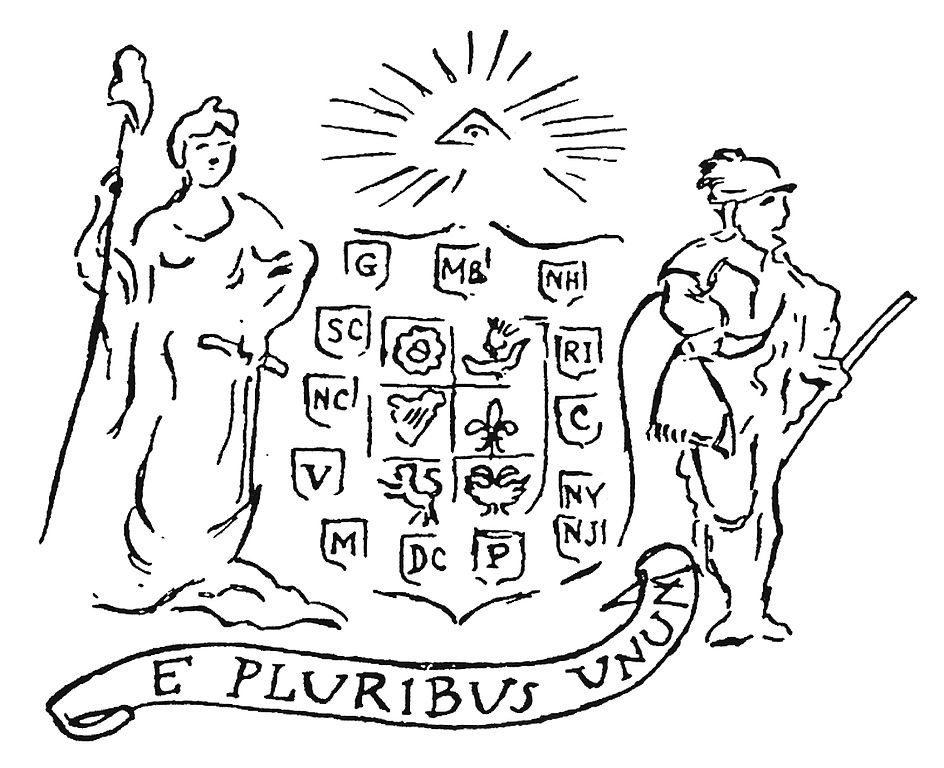 Great Seal du Simitiere proposal sketch
